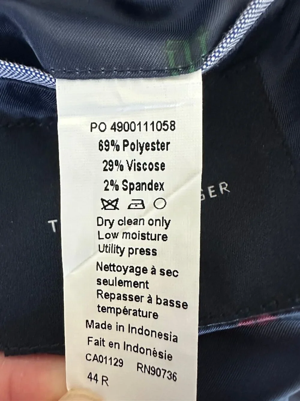 Tommy Hilfiger TX Flex Men's Brown Sport Coat Blazer 44R